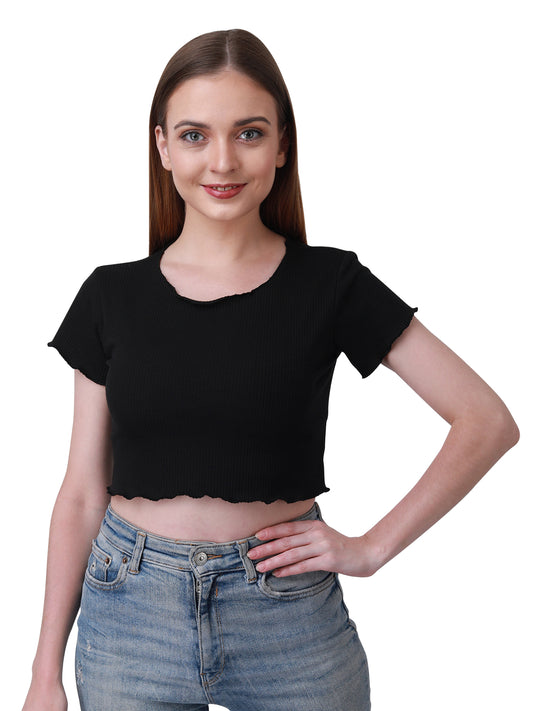 Girls' Crop Tops  ( available in 7 colors. )