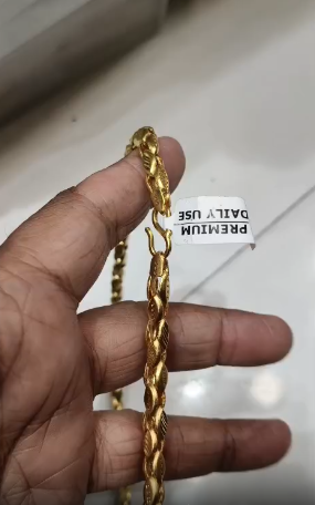 Trendy 1 Gram Gold Plated Chain | Minimal & Elegant Style