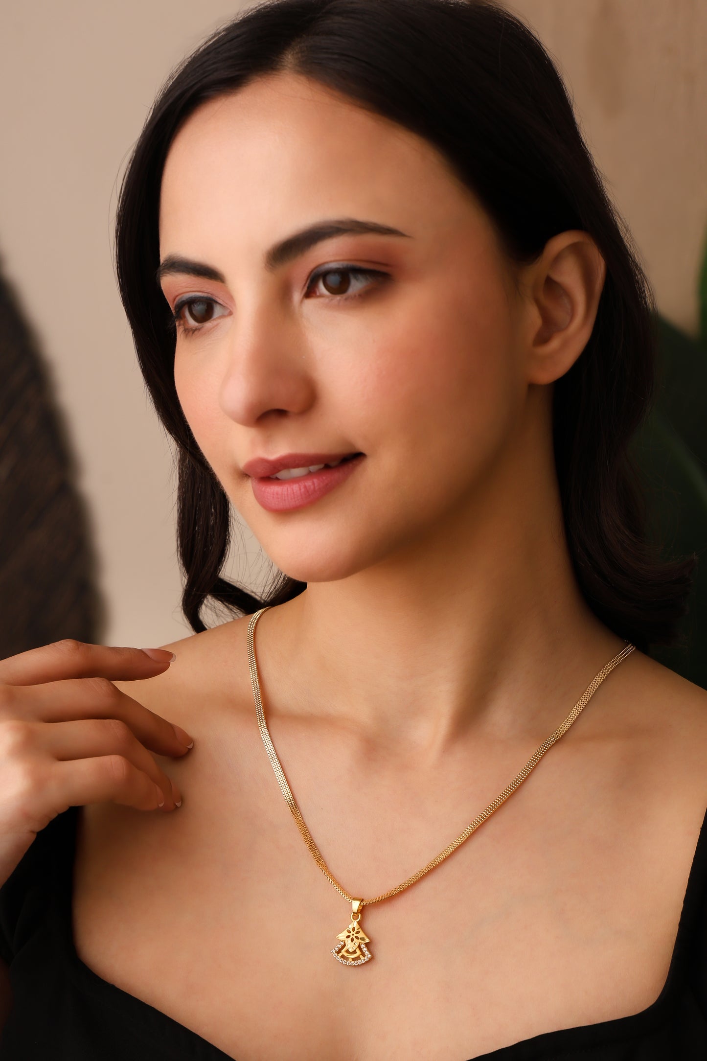 Premium One-Gram Gold Chain & Pendant Set