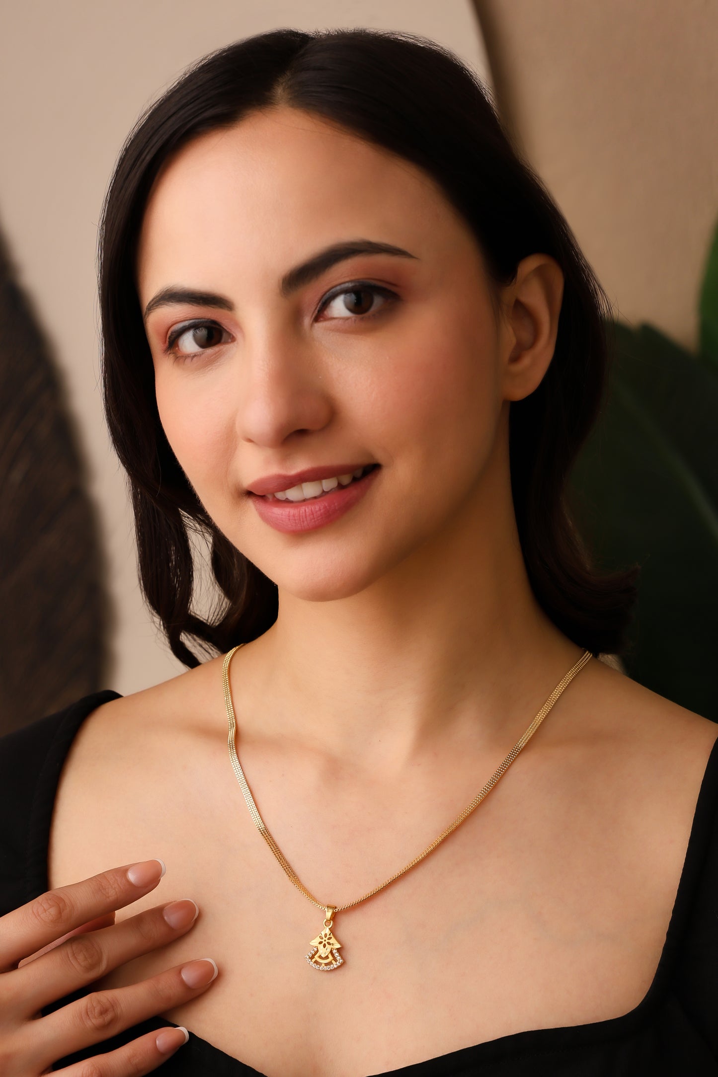 Premium One-Gram Gold Chain & Pendant Set