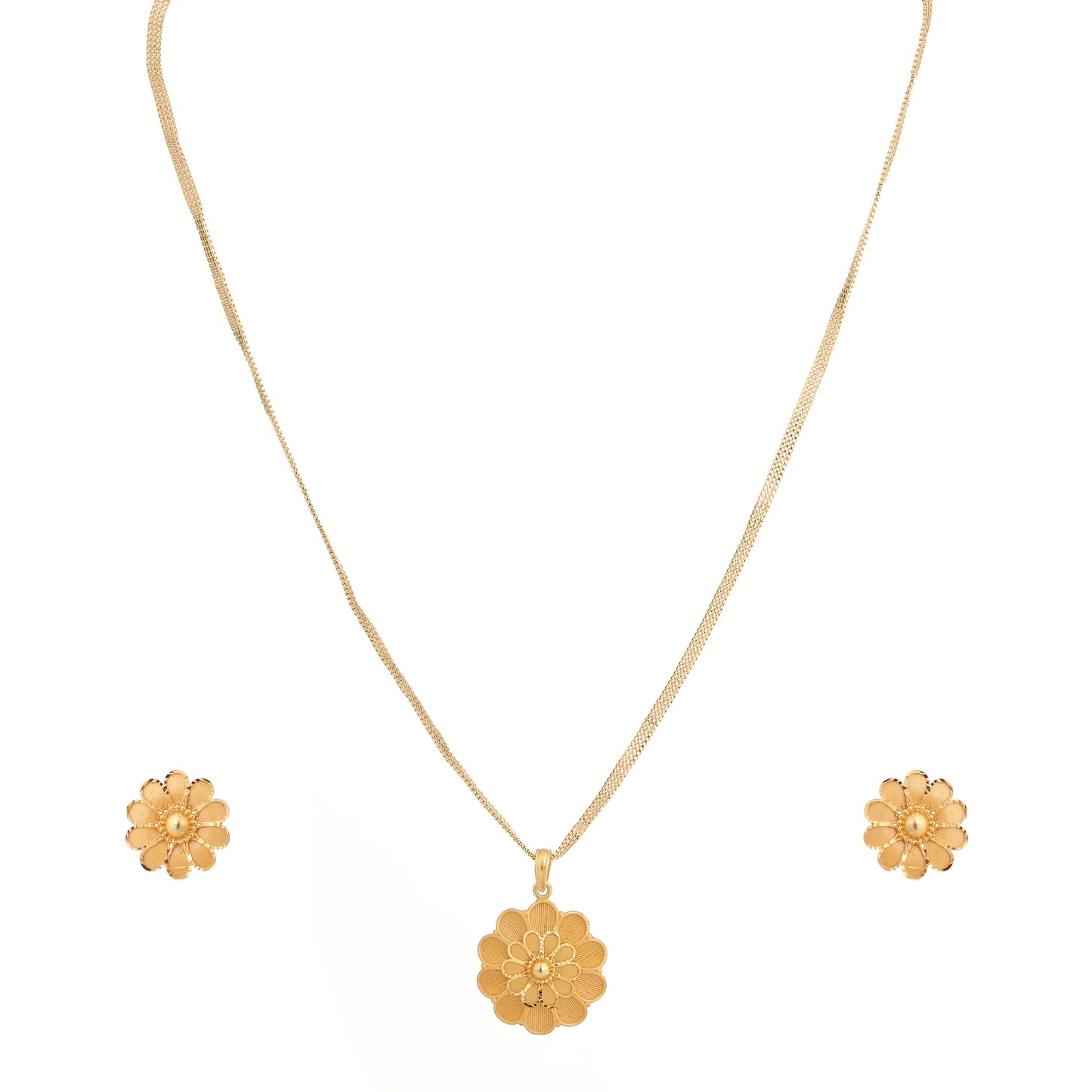 One-Gram Gold Chain Pendant Set