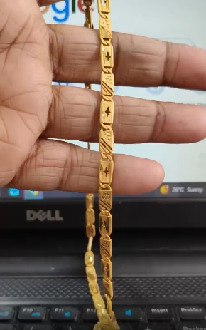 Nawabi Gold Plated Chai | Lightweight Gold Forming Chain