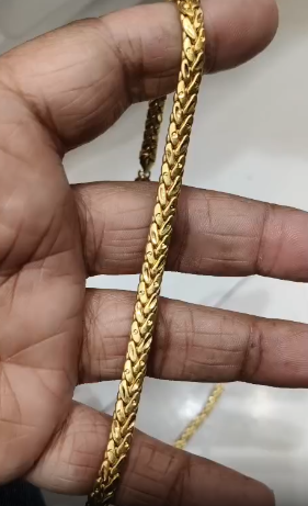 Approx 20 inch Gold Forming Chain | Premium Gold Coated  Chain for Men Women | Daily Wear Stylish Necklace