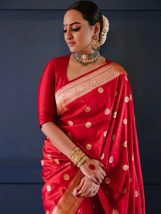 Sonakshi Sinha Inspired Premium Banarasi Silk Saree