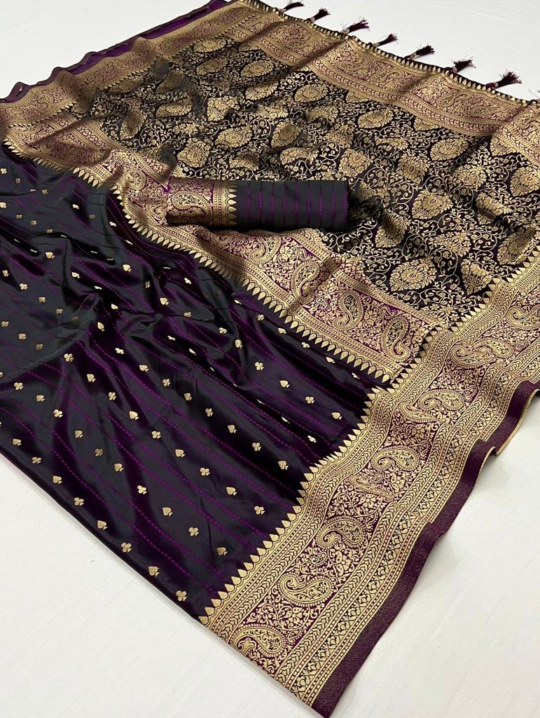 PURE SATIN HANDLOOM WEAVING SILK