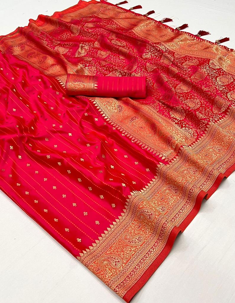 PURE SATIN HANDLOOM WEAVING SILK