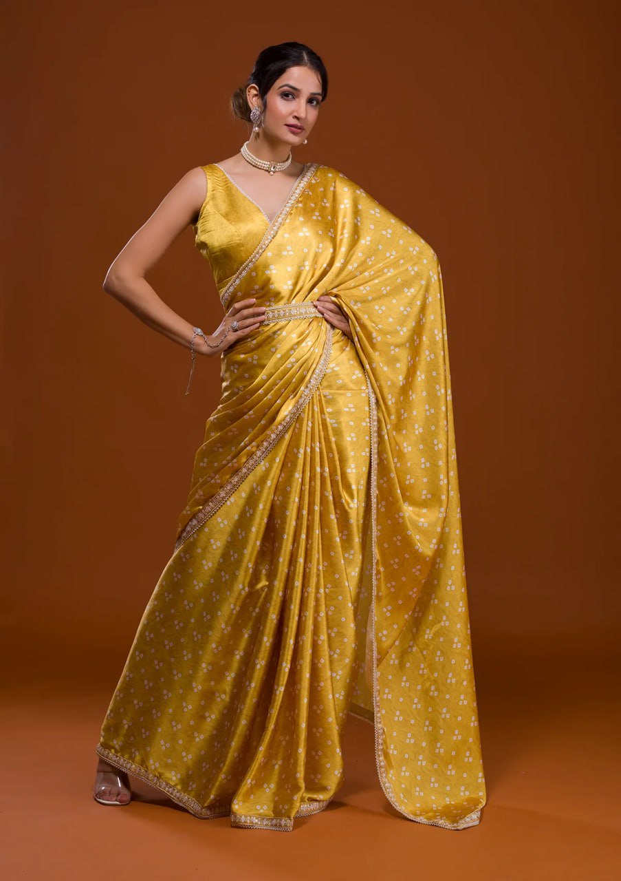 SEQUINS EMBRODERY LACE SAREE