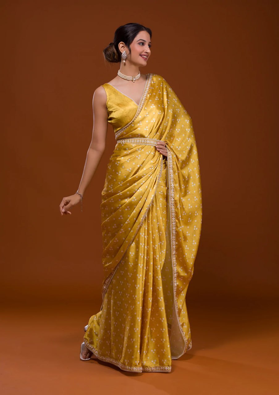 SEQUINS EMBRODERY LACE SAREE