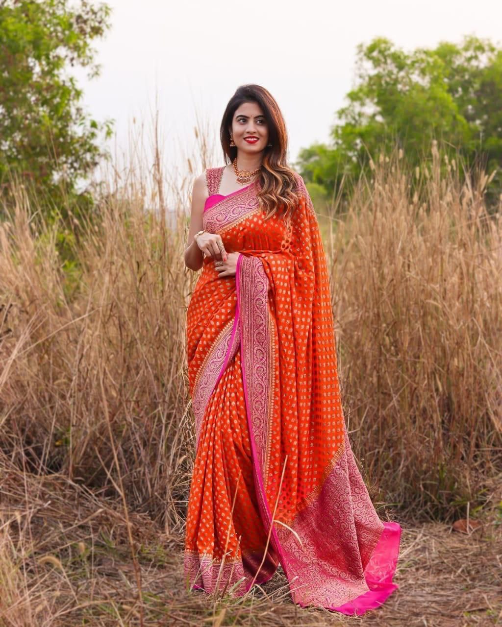 Elegant Organic Banarasi Sarees: Perfect for Memorable Weddings