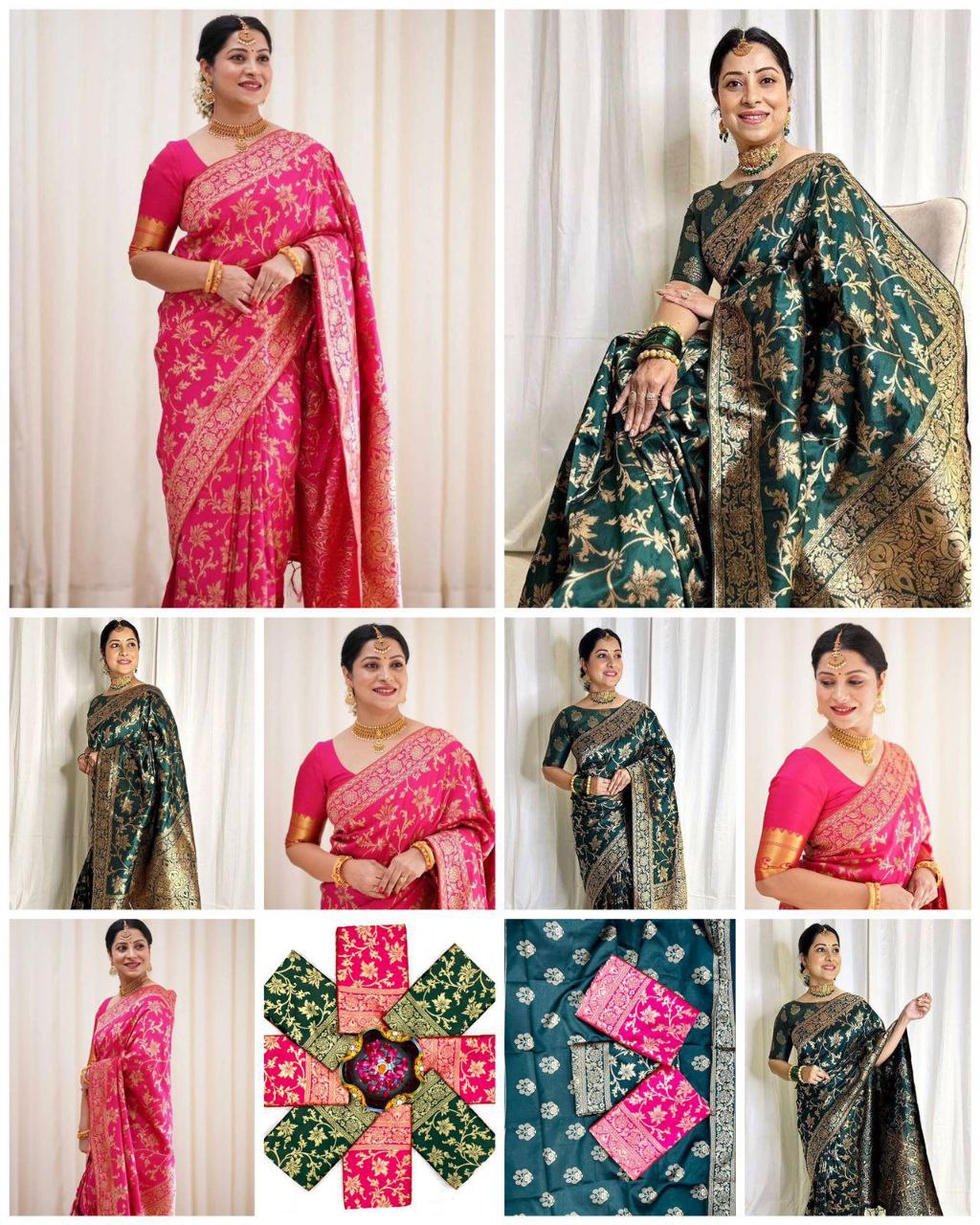 Indulge in Elegance with our Exquisite Soft Lichi Silk Sarees!