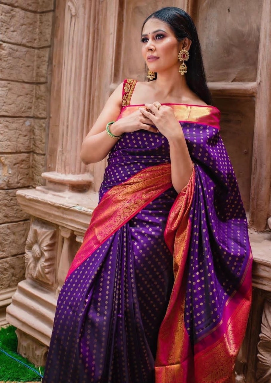 Banarasi Soft Silk Sarees at blacky.in