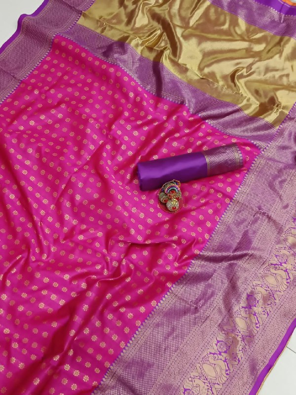 Banarasi Soft Silk Sarees at blacky.in