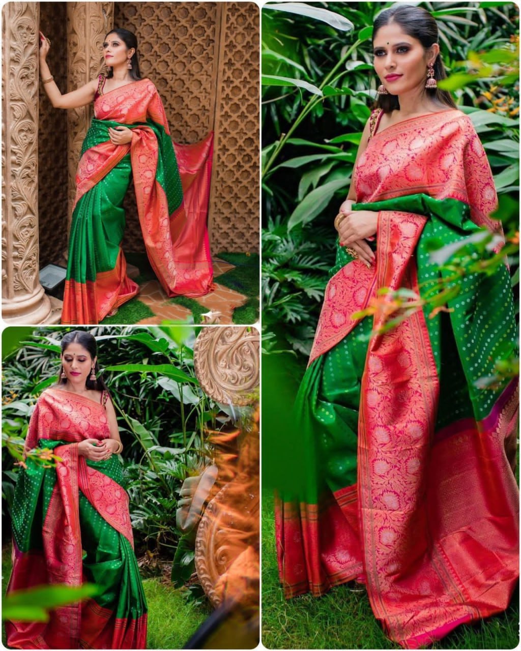 Banarasi Soft Silk Sarees at blacky.in