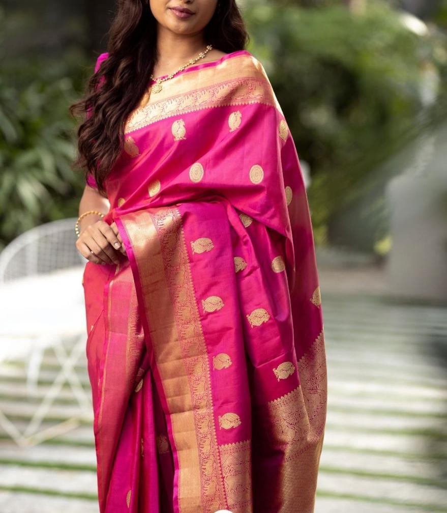 Pure Banarasi Soft Silk Saree