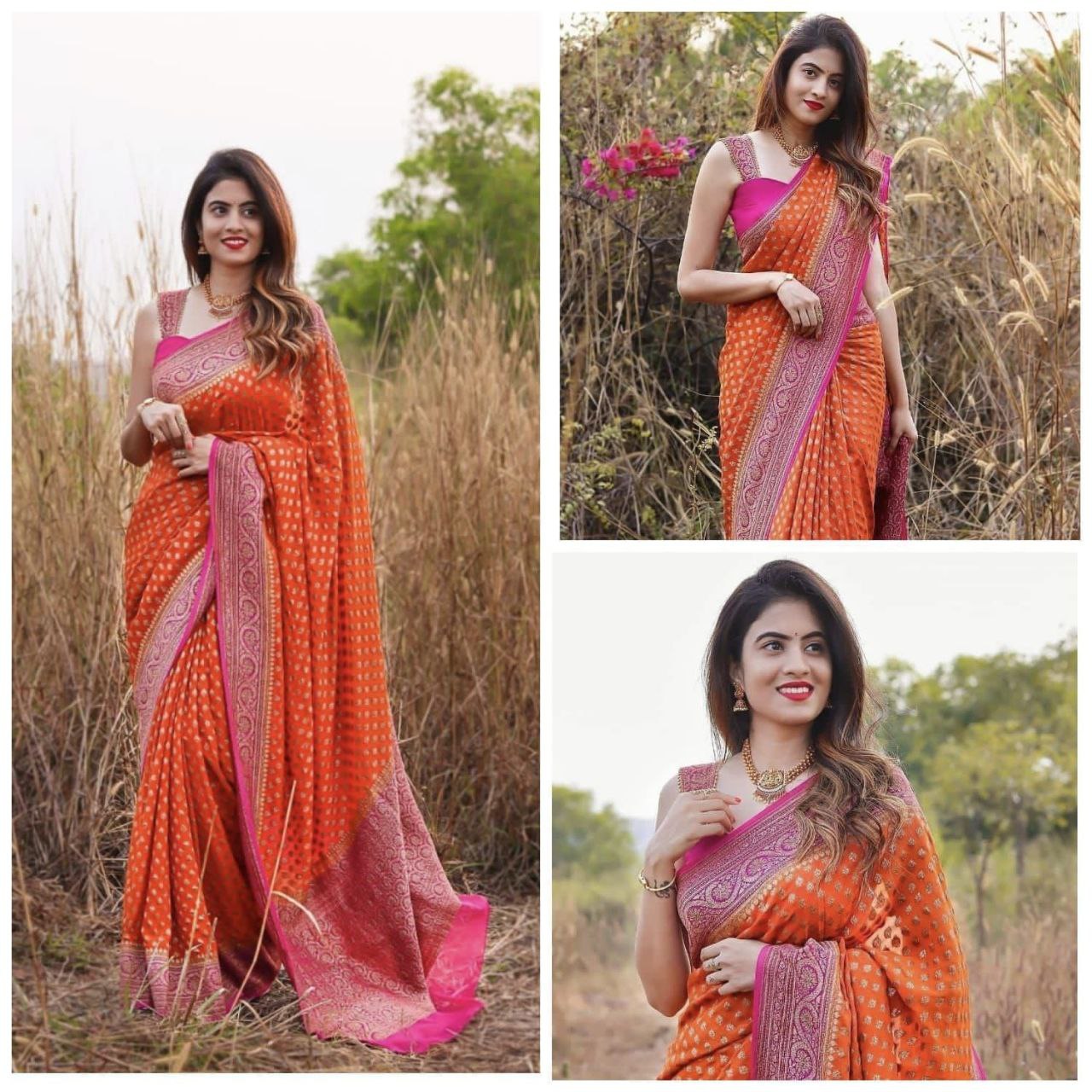 Elegant Organic Banarasi Sarees: Perfect for Memorable Weddings