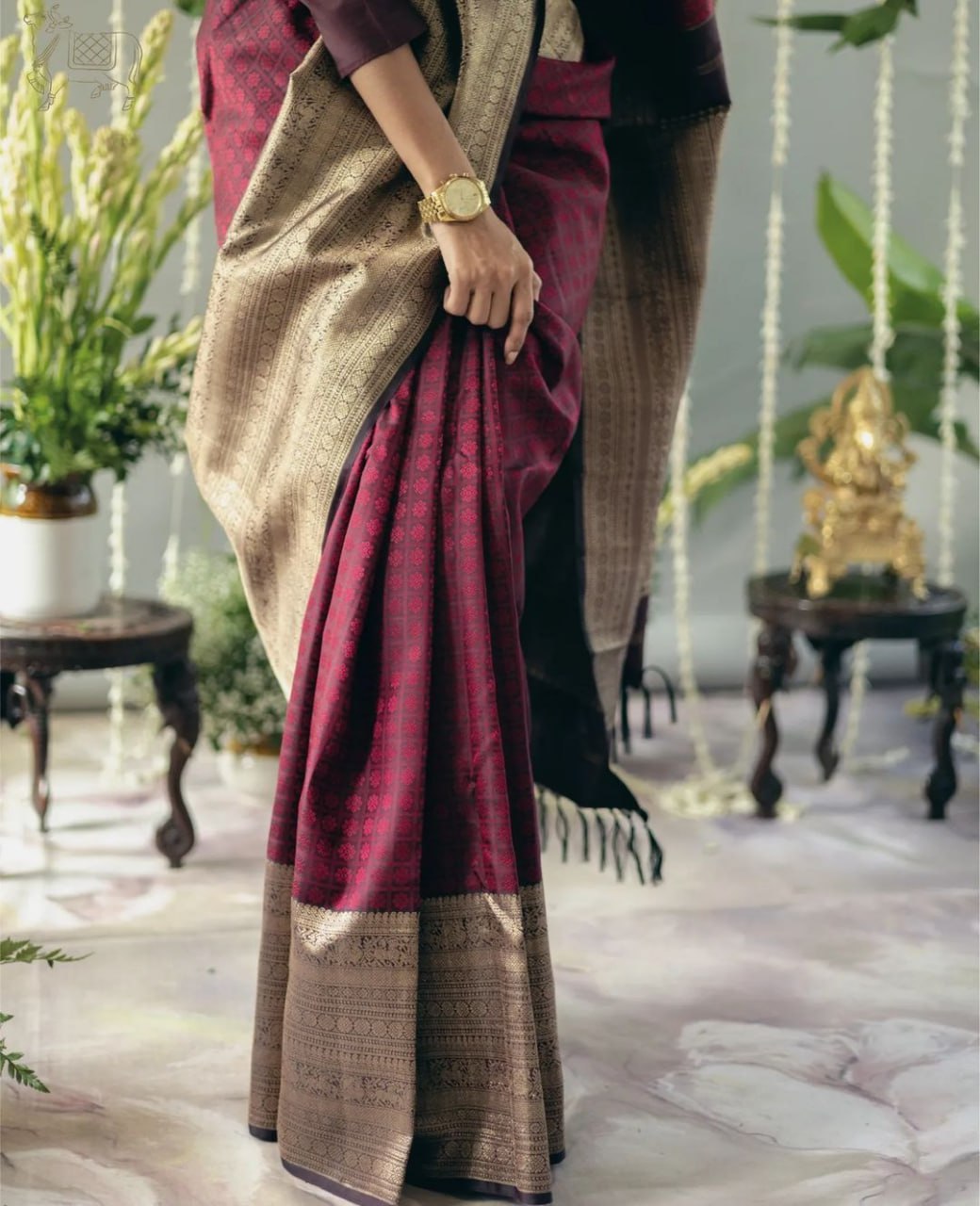 Luxurious Banarasi Soft Silk Saree