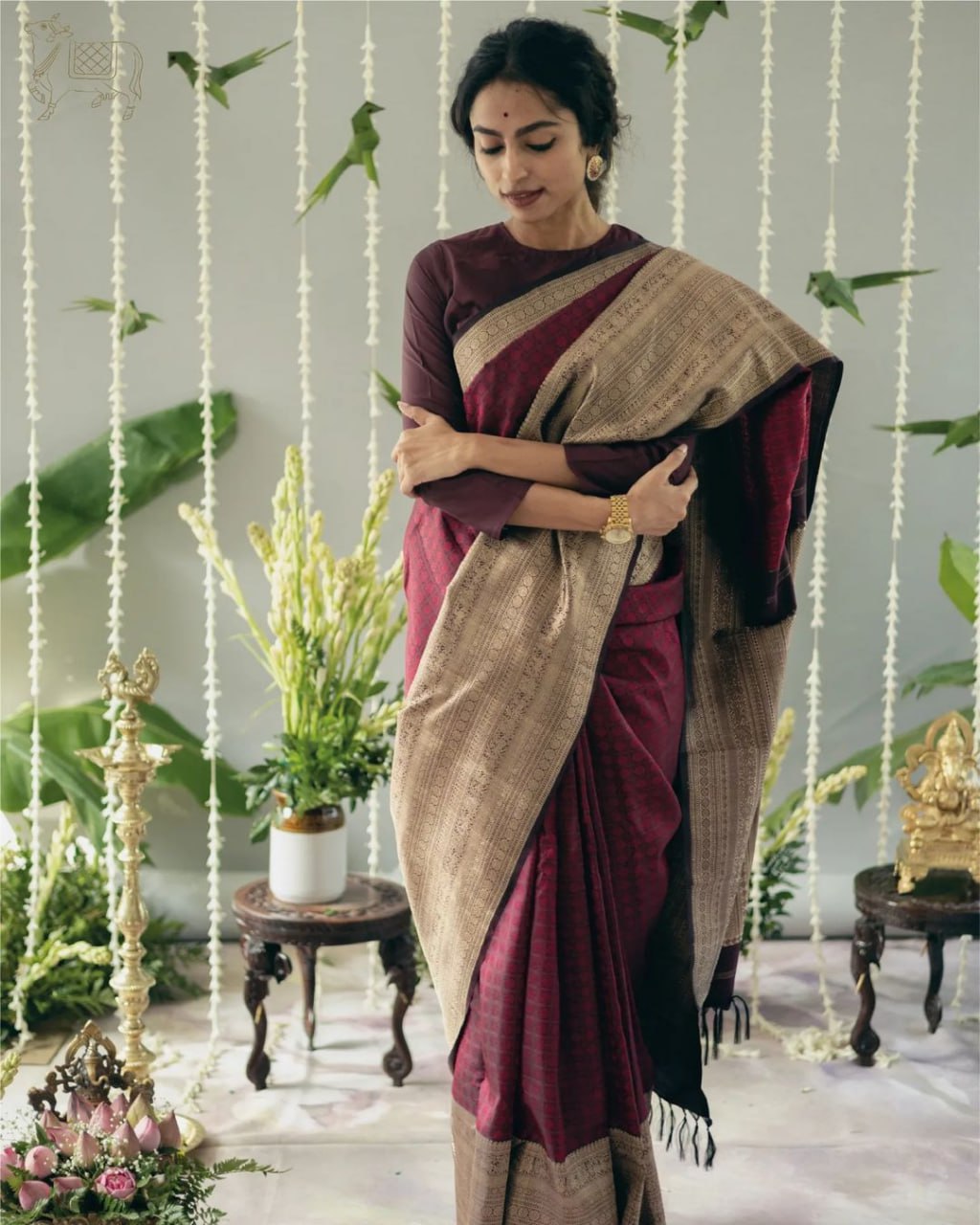 Luxurious Banarasi Soft Silk Saree