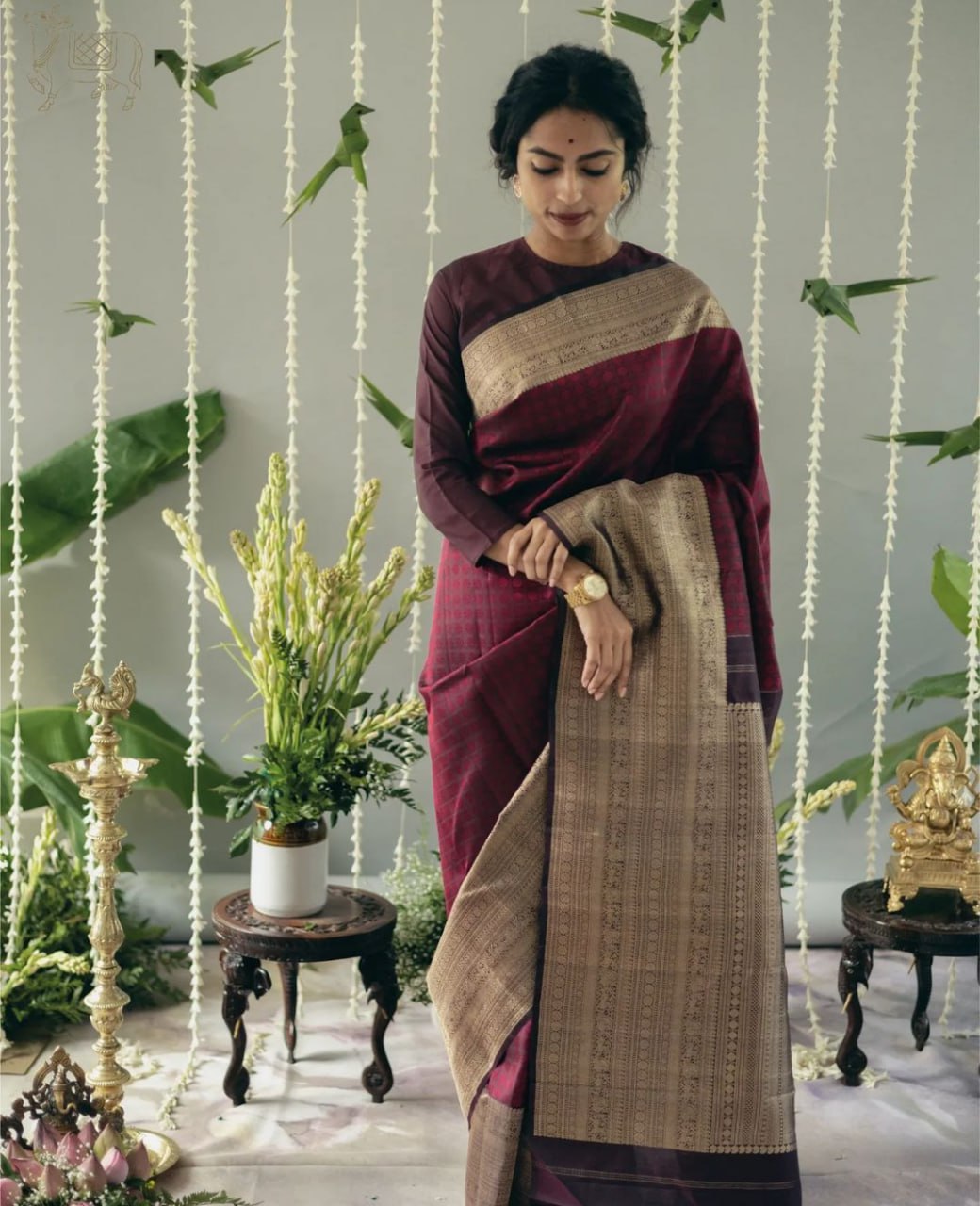 Luxurious Banarasi Soft Silk Saree