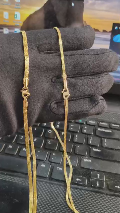 Stylish 3 LIne & 2 Line Patta Chain Combo